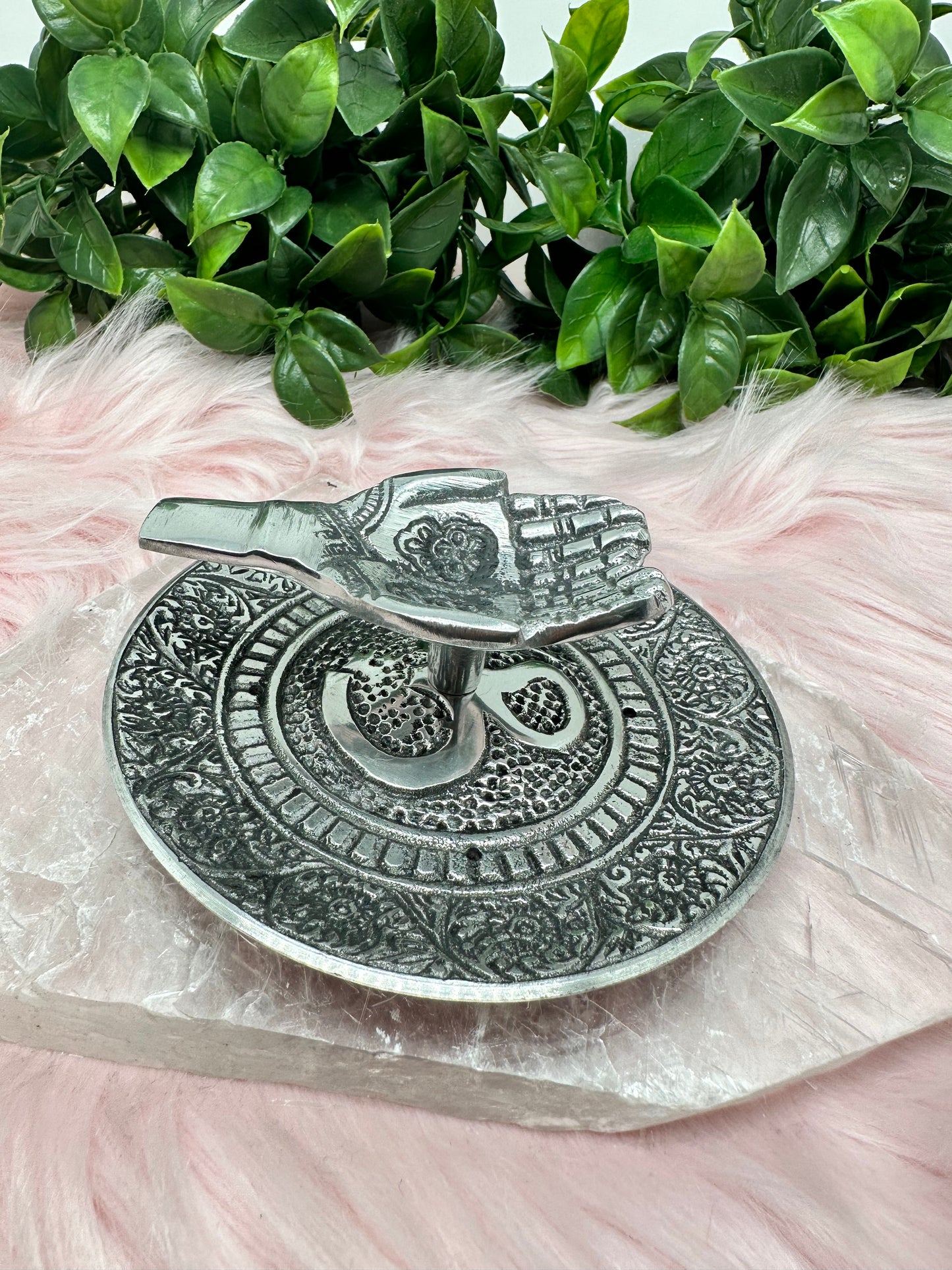 hand incense plate