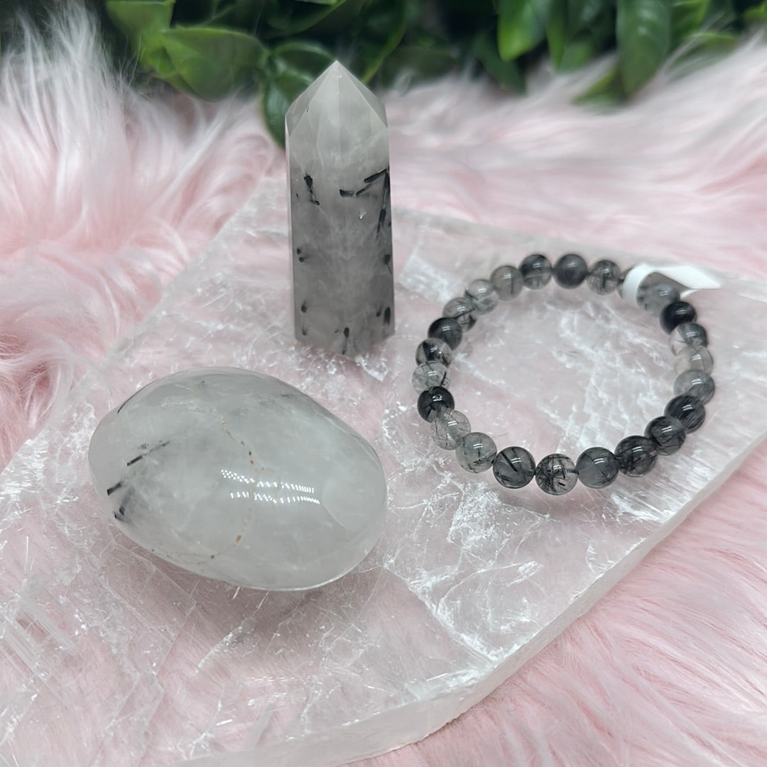 Tourmaline quartz bundle