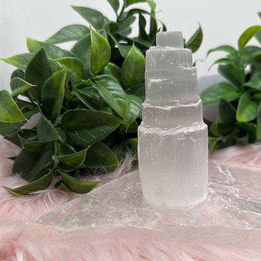 selenite satin spar tower