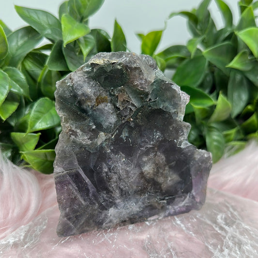 Rainbow fluorite with pyrite