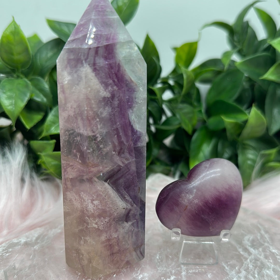 Rainbow fluorite bundle