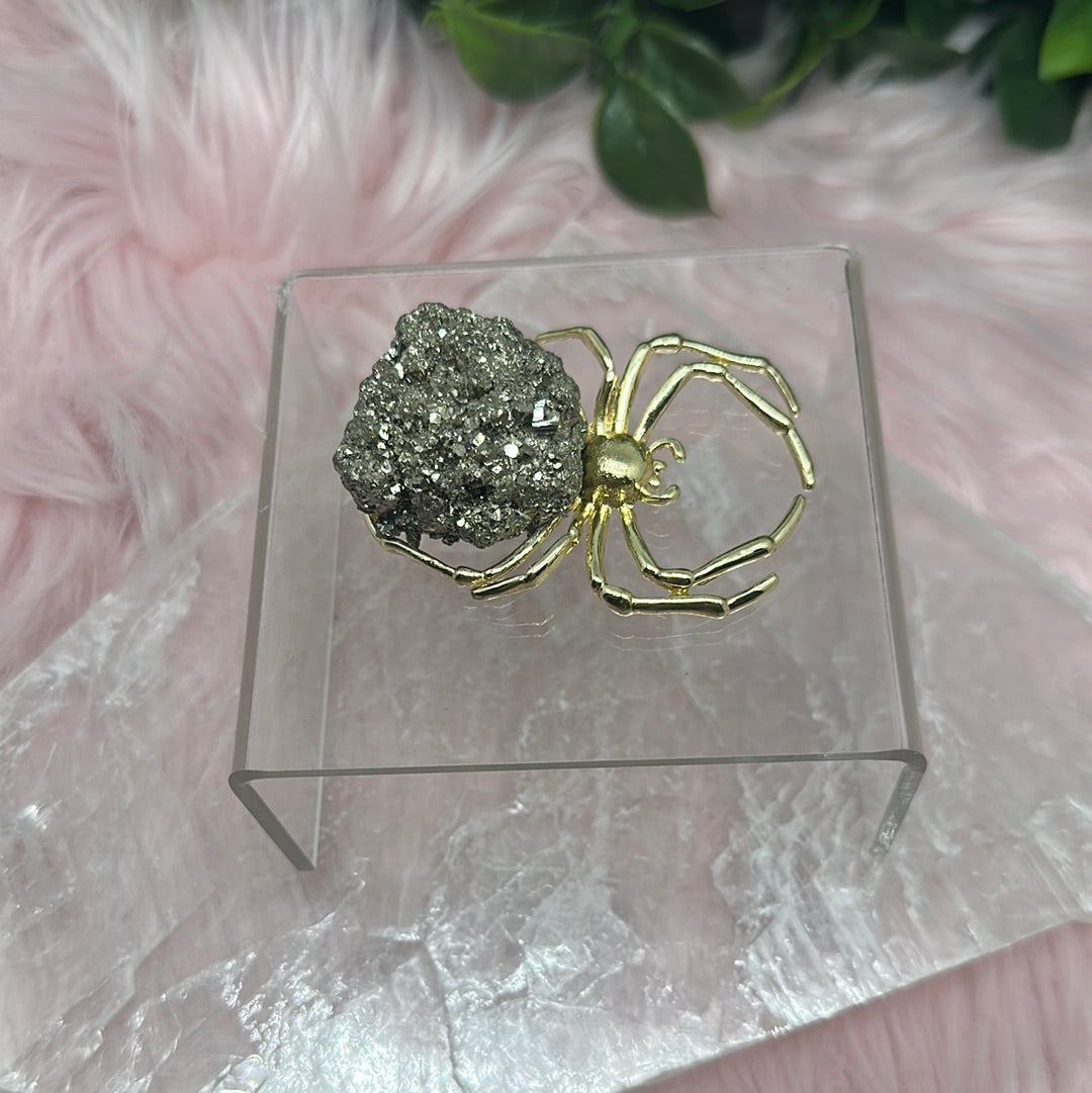 Pyrite spider