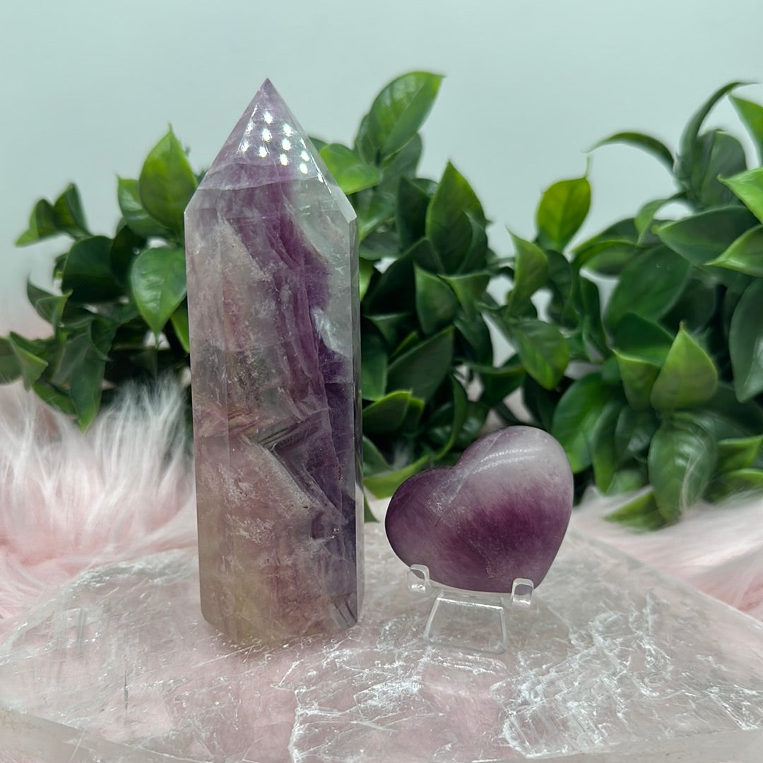 Rainbow fluorite bundle