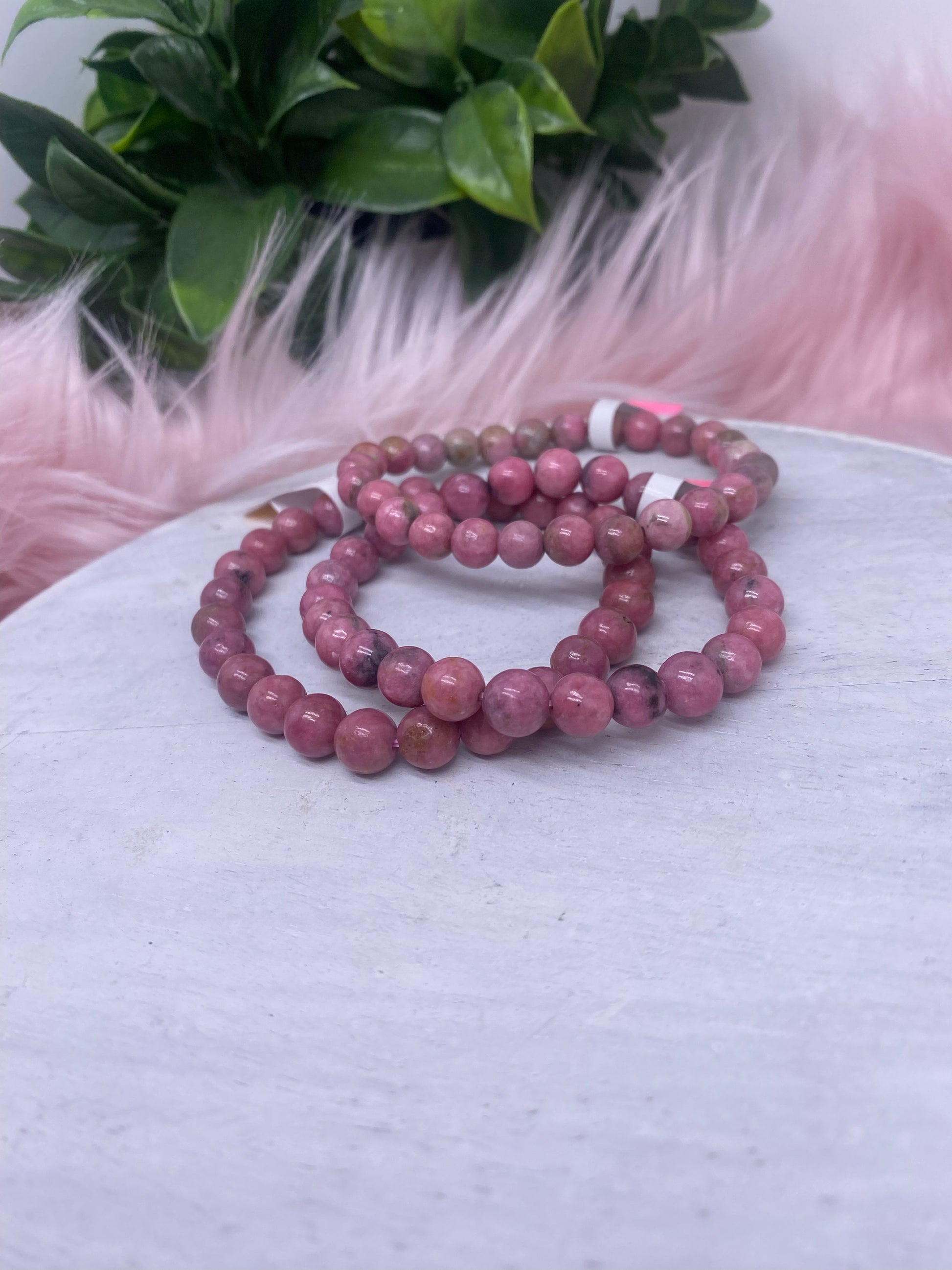 Rhodonite 7mm bracelet