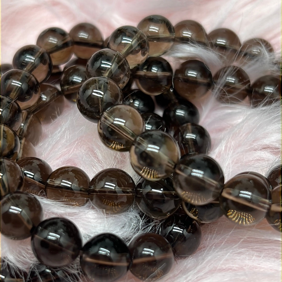 Smoky Quartz bracelet 10 MM