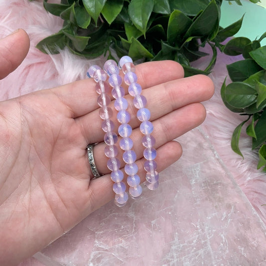 Pink Opalite bracelet 8mm