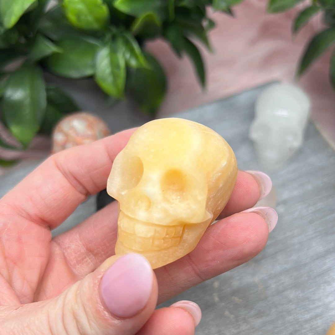 calcite skull