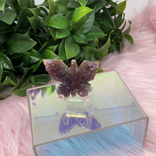 Raw Rainbow amethyst butterfly’s