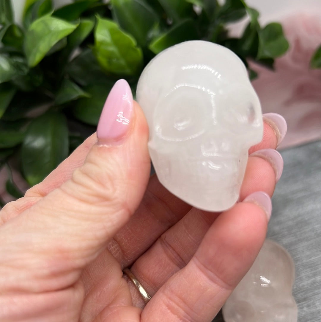 clear quartz skull 