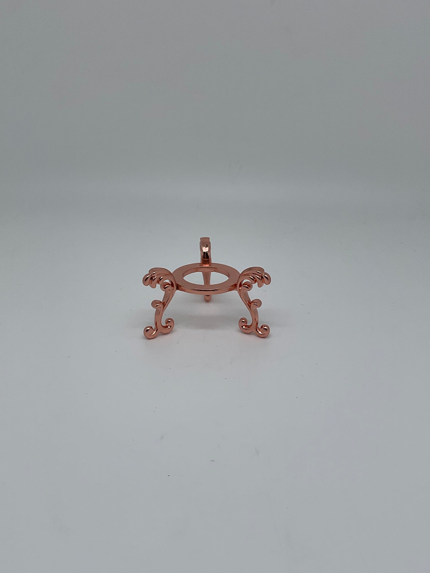 Rose Gold Dainty Sphere Holder