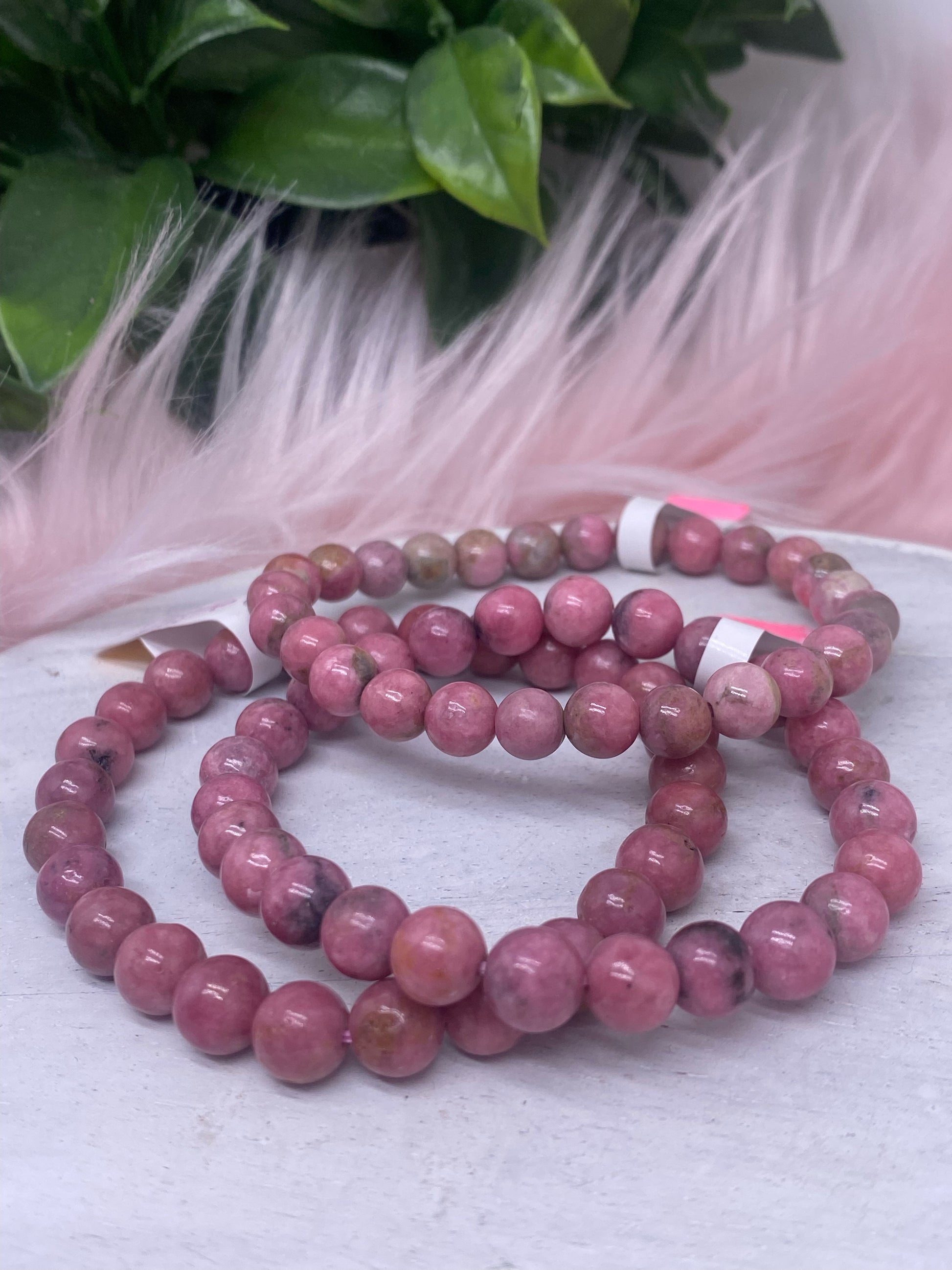 Rhodonite 7mm bracelet