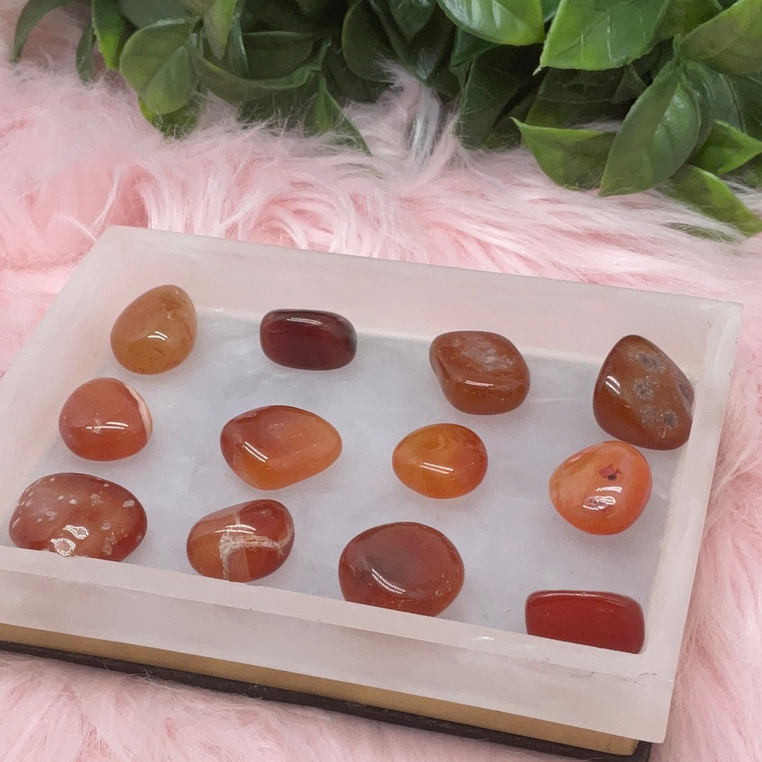 Carnelian tumbles