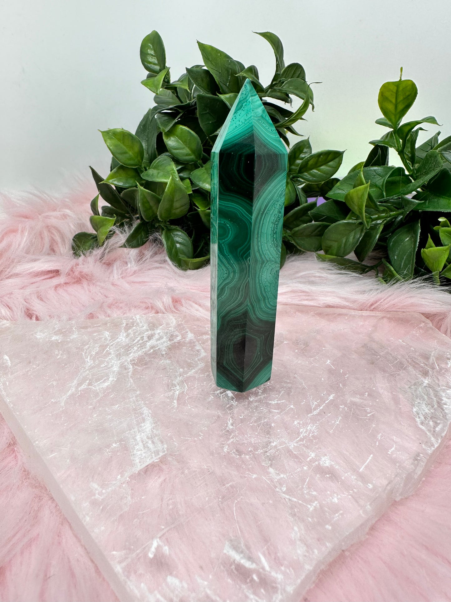 4” Malachite tower